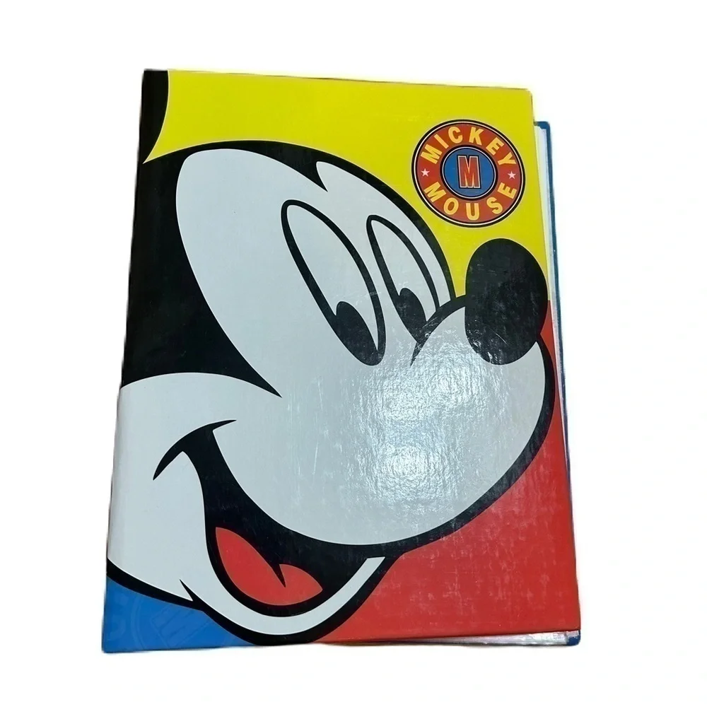 Vintage Mickey Mouse Photo Album Spiral Disney World Land Picture